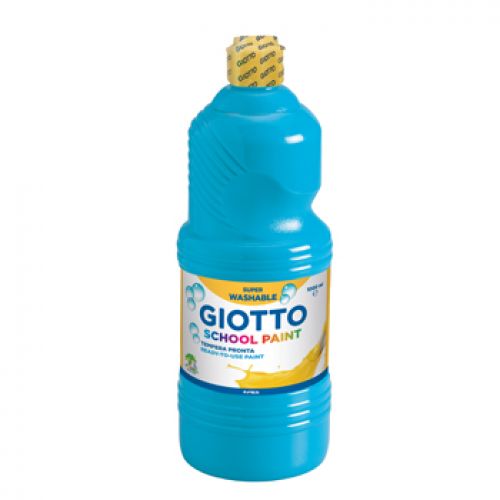 Guache Liquido Giotto Escolar 1 Litro Azul Cyan , Giotto , 160535515 , 8000825977152